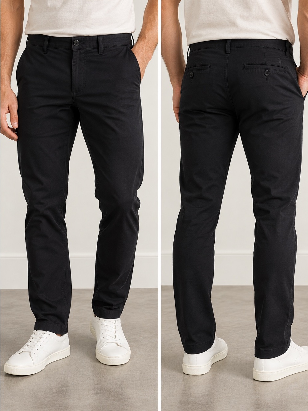 New with tags! Mens Polo Ralph Lauren Stretch Slim Fit Pants Black 34W x 32L